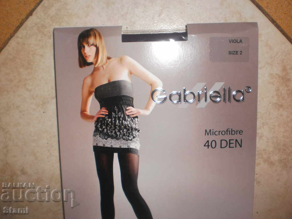 Delivery of New microfiber tights 40 DEN Gabriela, size M Delivery of New microfiber tights 40 DEN Gabriela, size M