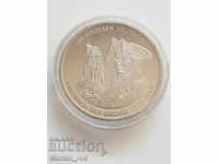 Сребърна монета в капсула на Фридрих Велики