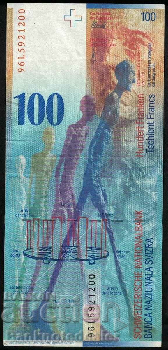Switzerland 100 Francs 1996-99 Pick 72 Ref 1200 with price 225.00 BGN | € 115.04 Switzerland 100 Francs 1996-99 Pick 72 Ref 1200 with price 225.00 BGN | € 115.04