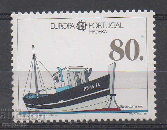 1988. Μαδέρα, Πορτογαλία. Ευρώπη - Μεταφορές και Επικοινωνίες.