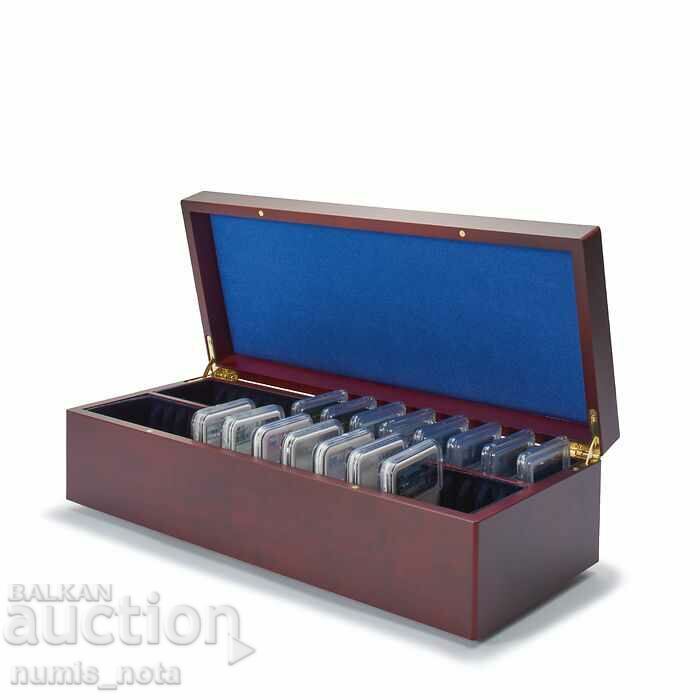 Luxury wooden box for 50 certified Volterra coins with price 142.00 BGN | € 72.60 Luxury wooden box for 50 certified Volterra coins with price 142.00 BGN | € 72.60