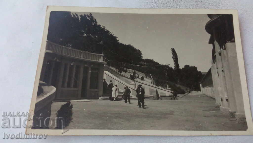 Postcard Varna Stairs at the Sea Baths