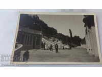 Пощенска картичка Варна Стълбите при Морските бани