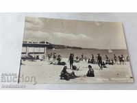 Postcard Varna Beach Gr. Paskov 1935