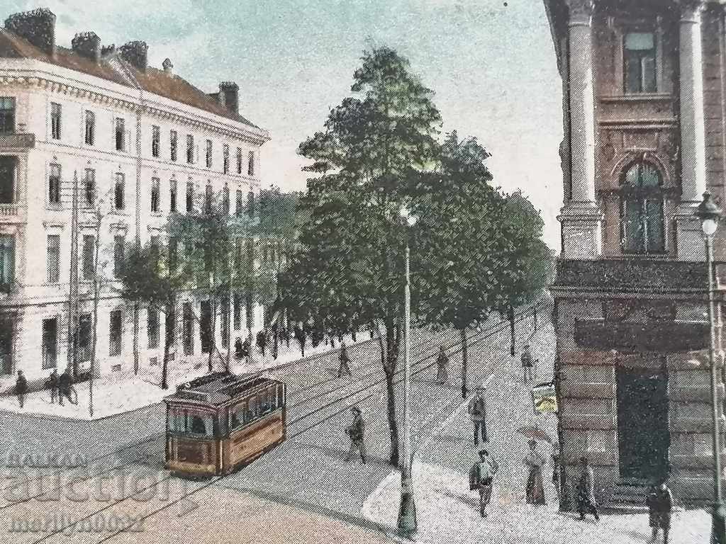 Auction Postcard Sofia Dondukov Boulevard Auction Postcard Sofia Dondukov Boulevard