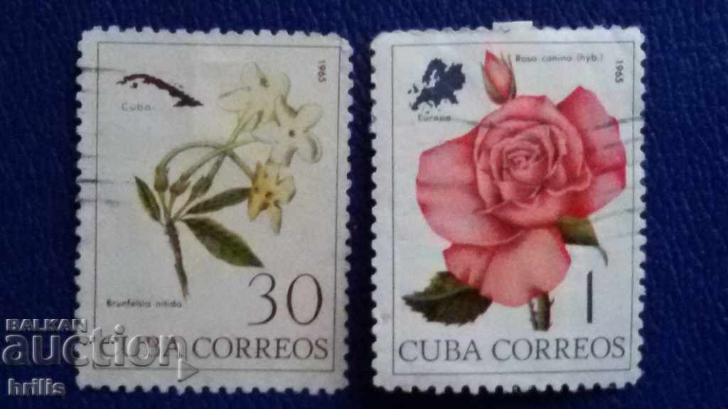 CUBA 1965 - FLORA, FLOWERS