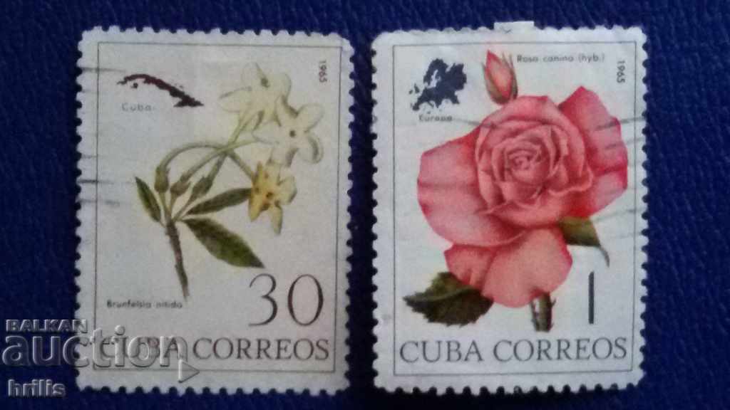 CUBA 1965 - FLORĂ, FLORI