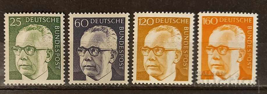 Germania 1971 Personalități / Președinți Gustav Heinemann MNH