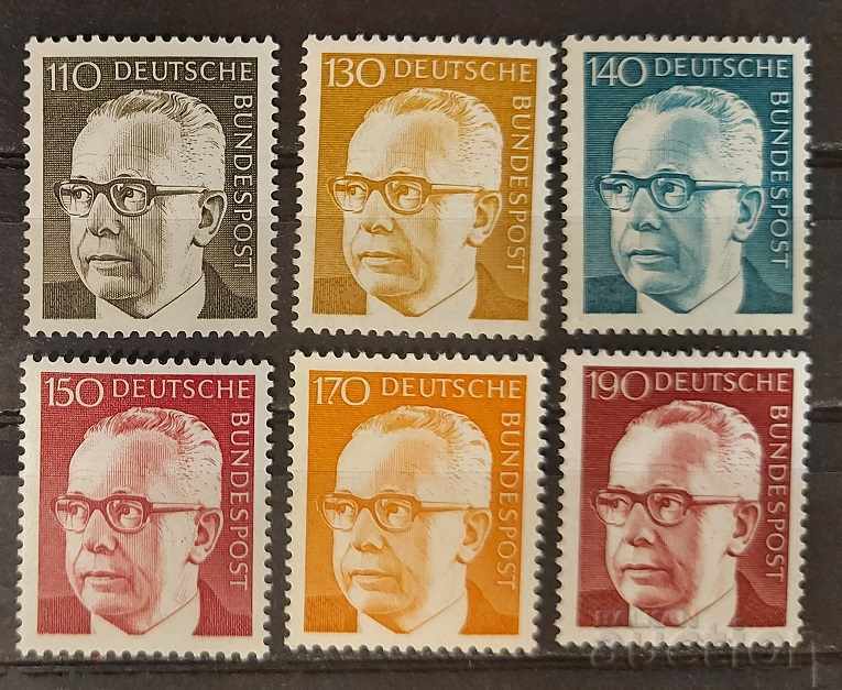 Γερμανία 1972 Προσωπικότητες / Πρόεδροι Gustav Heinemann MNH
