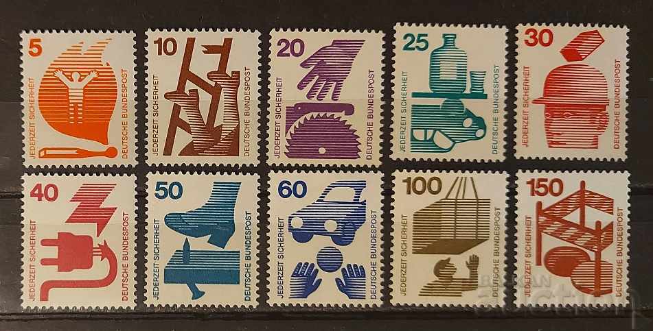 Germania 1971 Avertisment accident MNH