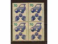 Germany 1973 Accident warning Kare MNH