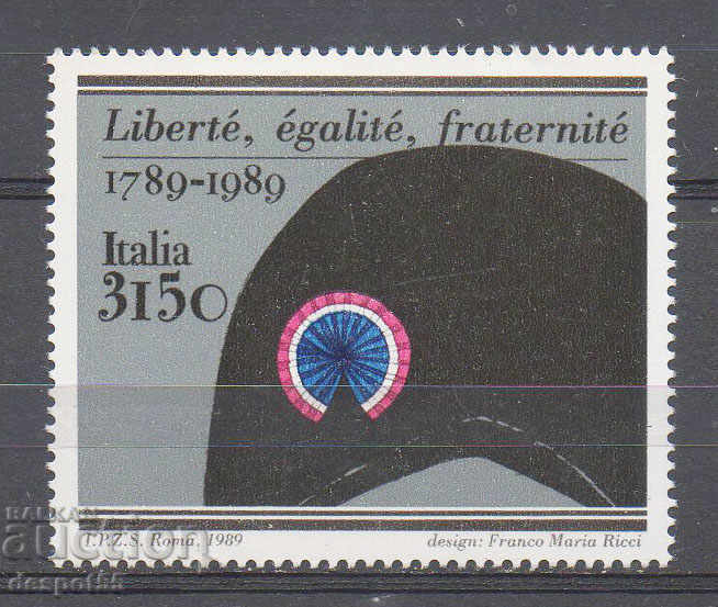 1989. Italy. 200th anniversary of the French Revolution.