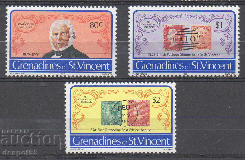 1979. Grenadines Of St. Vincent. Сър Роуланд Хил 1795-1879.
