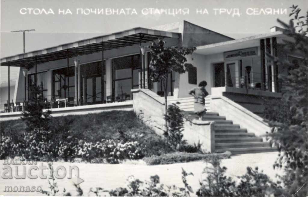 Carte poștală veche - Strelcha, Stația de vacanță a țăranilor care lucrează