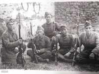 ROYAL PHOTO-SOLDIERS, UNIFORM, RIFLE, BAG