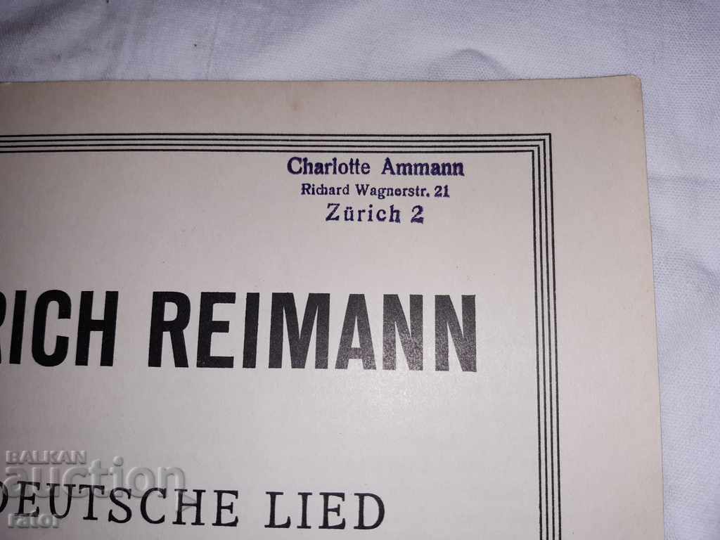 Partituri vechi, partituri, scoli, partituri, REIMAN Germania - 7
