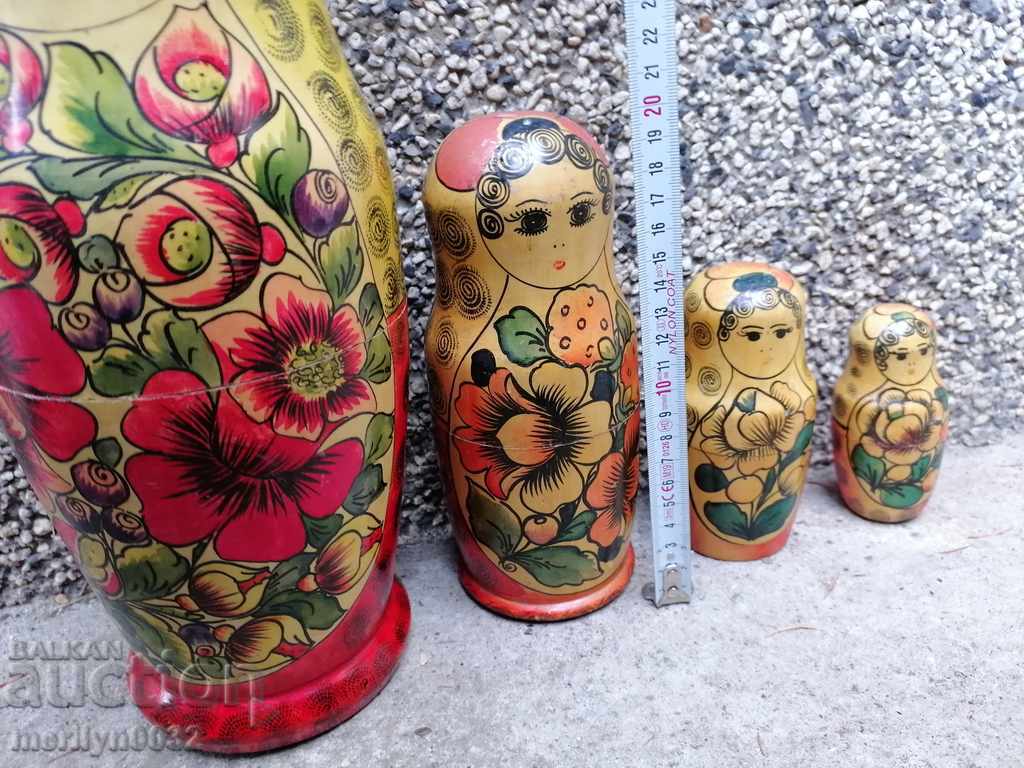 Δημοπρασία Παιχνίδι κούκλα matryoshka matryoshka 4 τεμάχια ΕΣΣΔ Δημοπρασία Παιχνίδι κούκλα matryoshka matryoshka 4 τεμάχια ΕΣΣΔ