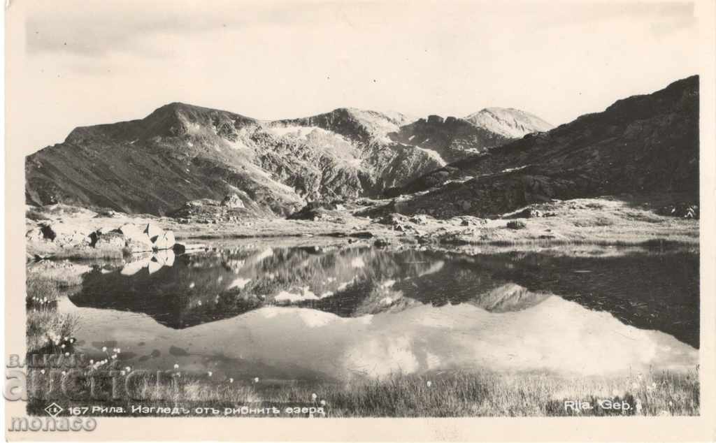 Old postcard - Rila, Fish Lakes