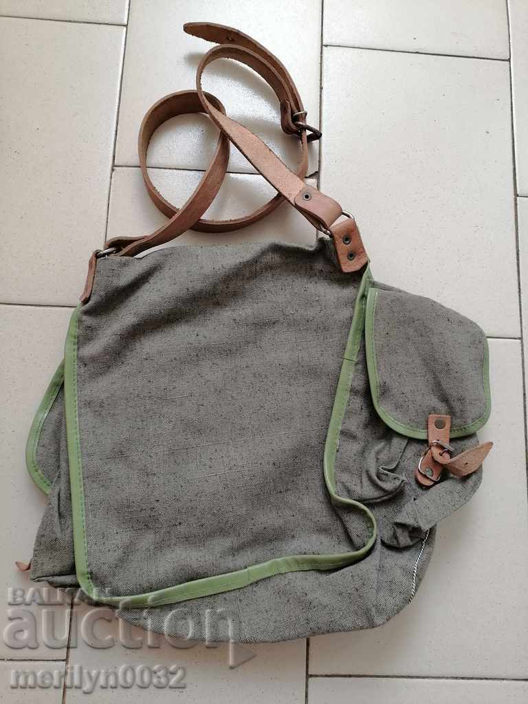 Geantă veche din pânză, rucsac, geantă de voiaj, sac, geantă de umăr cu preț € 24.45 | 47.82 BGN