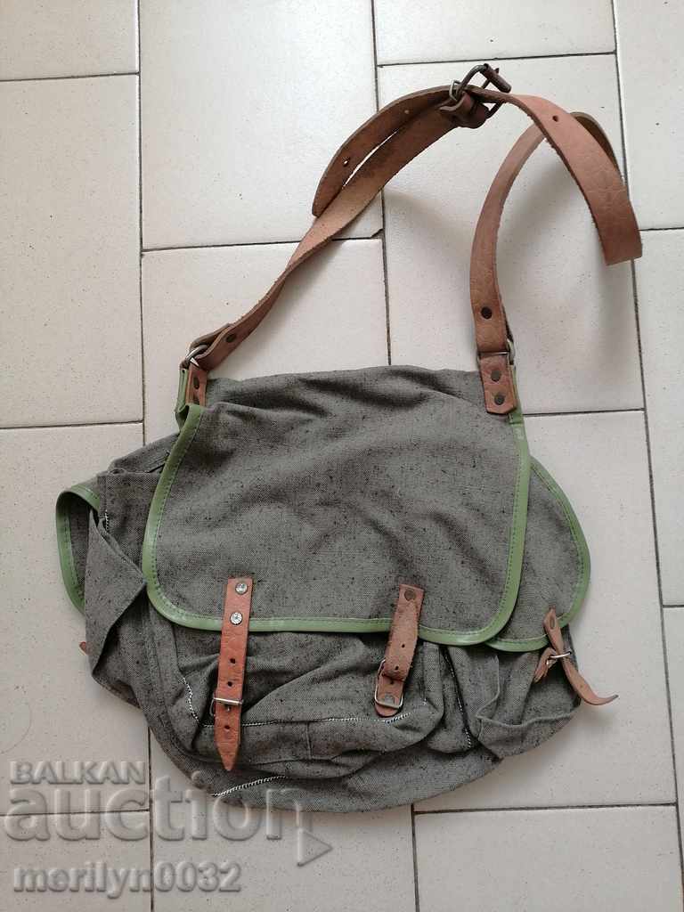 Geantă veche din pânză, rucsac, geantă de voiaj, sac, geantă de umăr