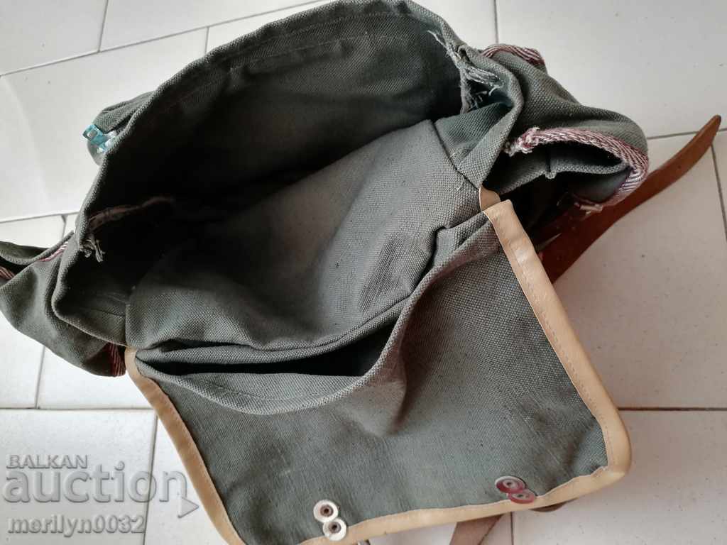 An old canvas bag, a backpack, a dry bag, a bag, a mesh - 7