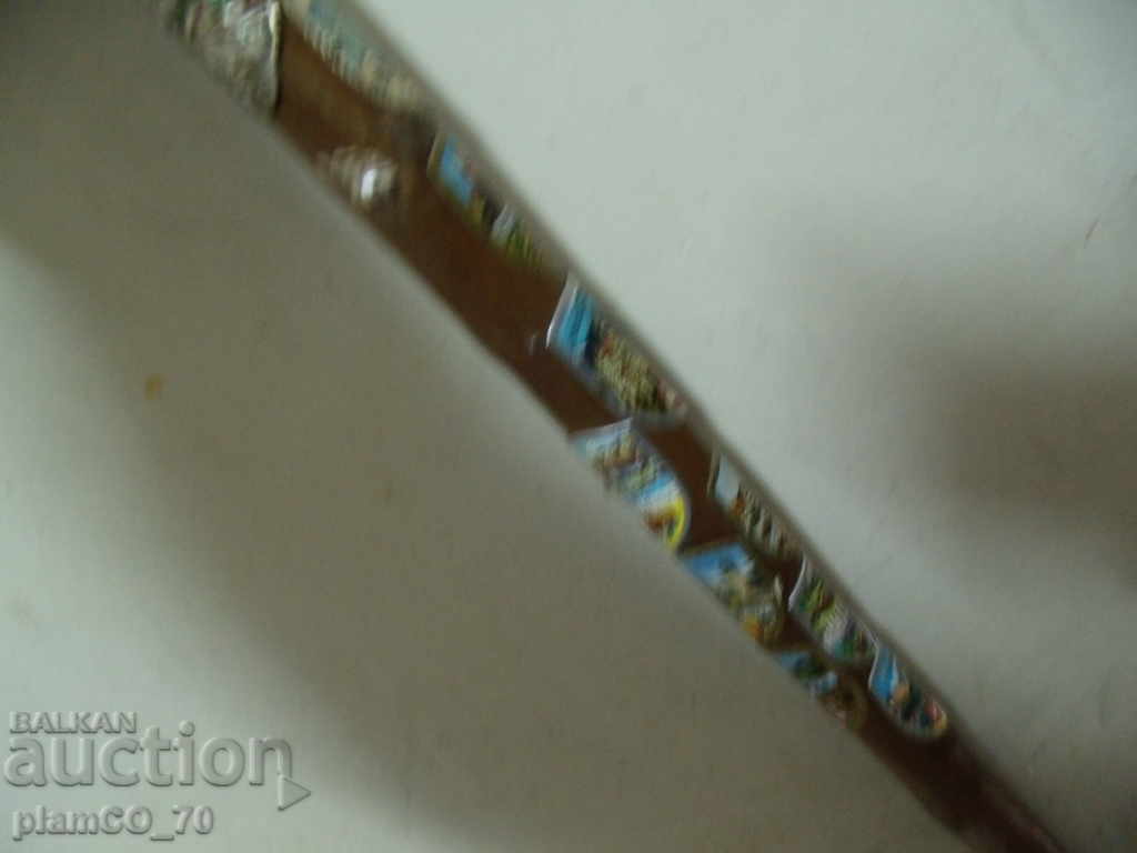 Auction № * 5556 old Tyrolean canes with badges - two pieces Auction № * 5556 old Tyrolean canes with badges - two pieces