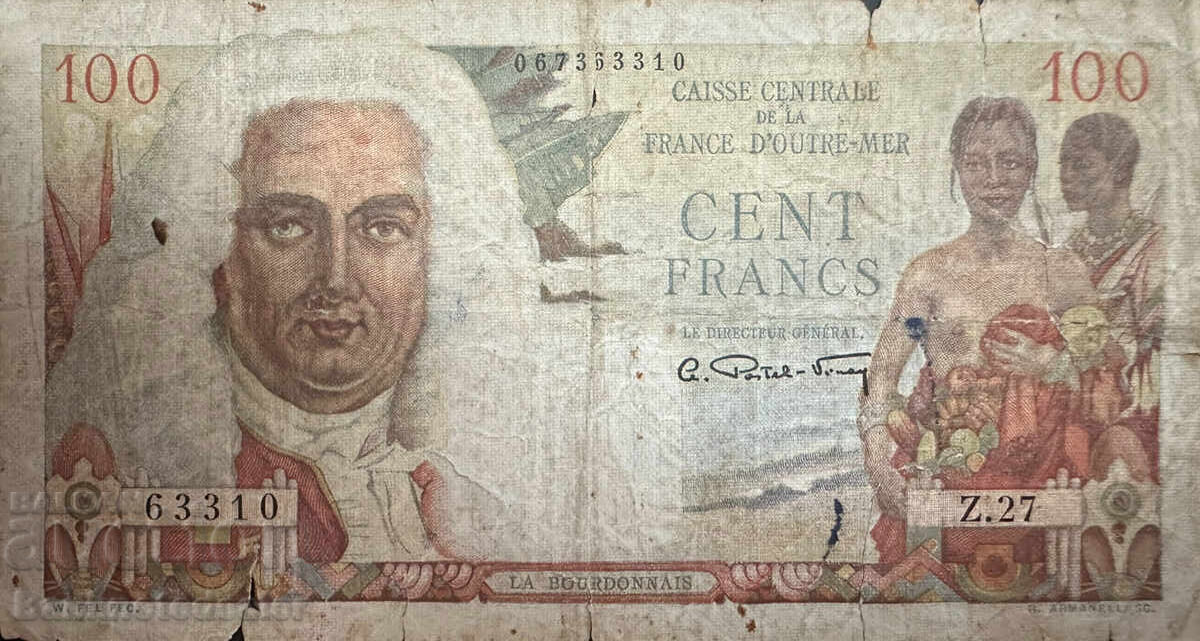 Γαλλική Ισημερινή Αφρική 100 φράγκα 1947 Pick 24 Ref 3310 Γαλλική Ισημερινή Αφρική 100 φράγκα 1947 Pick 24 Ref 3310