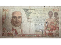 French Equatorial Africa 100 Francs 1947 Pick 24 Ref 3310