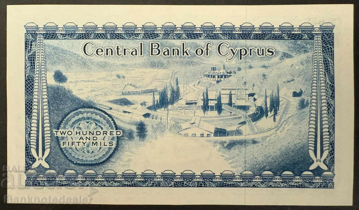 Cyprus 250 Mil 1964 Pick 41 Ref 8246 with price 250.00 BGN | € 127.82 Cyprus 250 Mil 1964 Pick 41 Ref 8246 with price 250.00 BGN | € 127.82