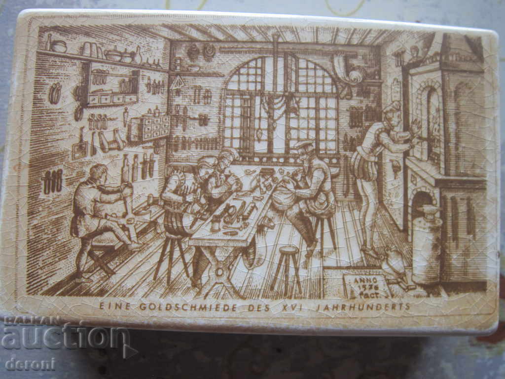 Unique porcelain large matchbox with matches with price 180.00 BGN | € 92.03 Unique porcelain large matchbox with matches with price 180.00 BGN | € 92.03