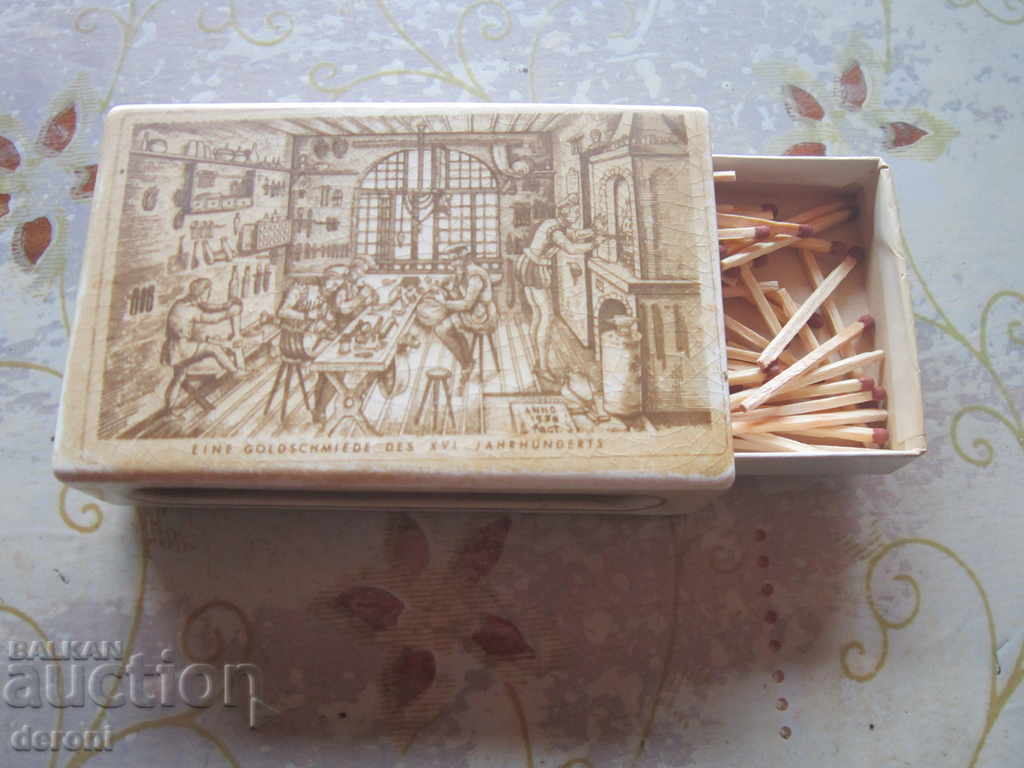 Unique porcelain large matchbox with matches - 5 Unique porcelain large matchbox with matches - 5