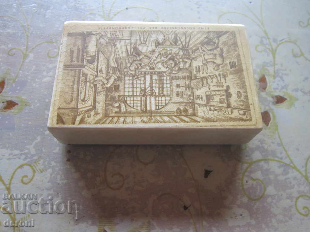Unique porcelain large matchbox with matches - 6 Unique porcelain large matchbox with matches - 6
