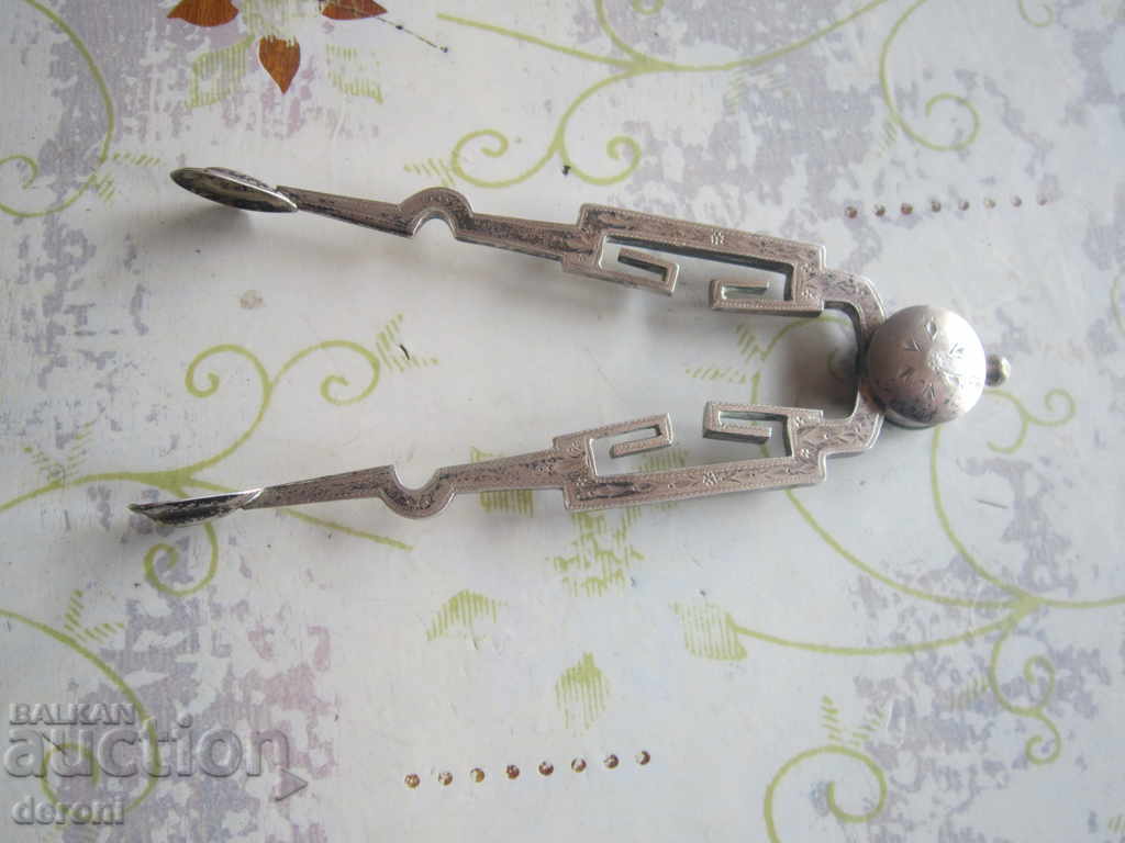 Unique silver pinch for ice sugar 19th century - 7 Unique silver pinch for ice sugar 19th century - 7
