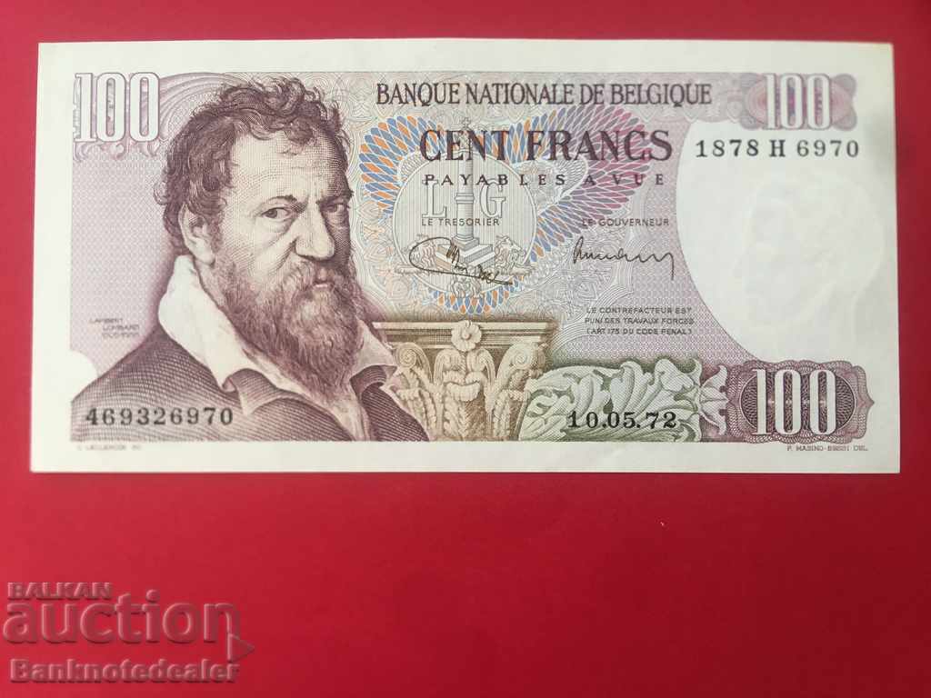 Belgium 100 Francs 1972 Pick 134a Ref 6970 Uncirculated Belgium 100 Francs 1972 Pick 134a Ref 6970 Uncirculated