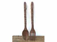 Large wooden utensils