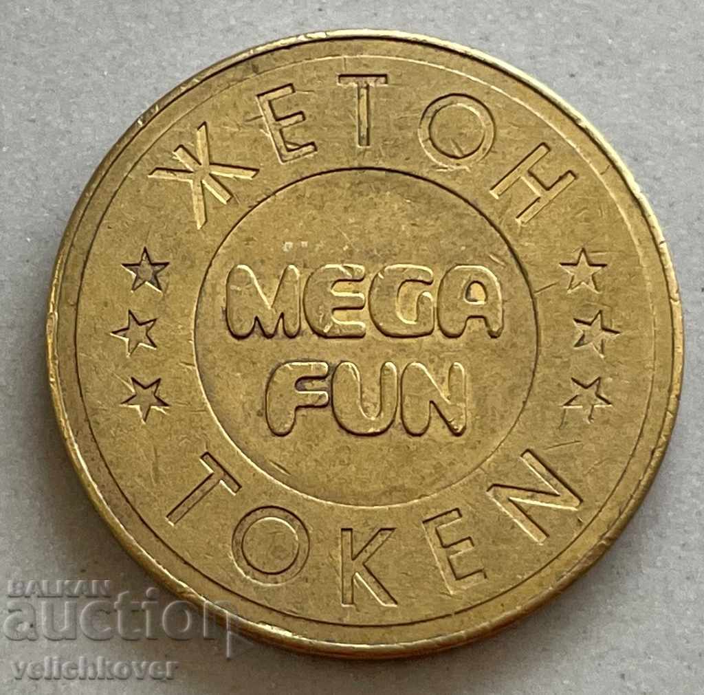 30347 Bulgaria token electronic game MEGA FUN with price 5.00 BGN | € 2.56 30347 Bulgaria token electronic game MEGA FUN with price 5.00 BGN | € 2.56