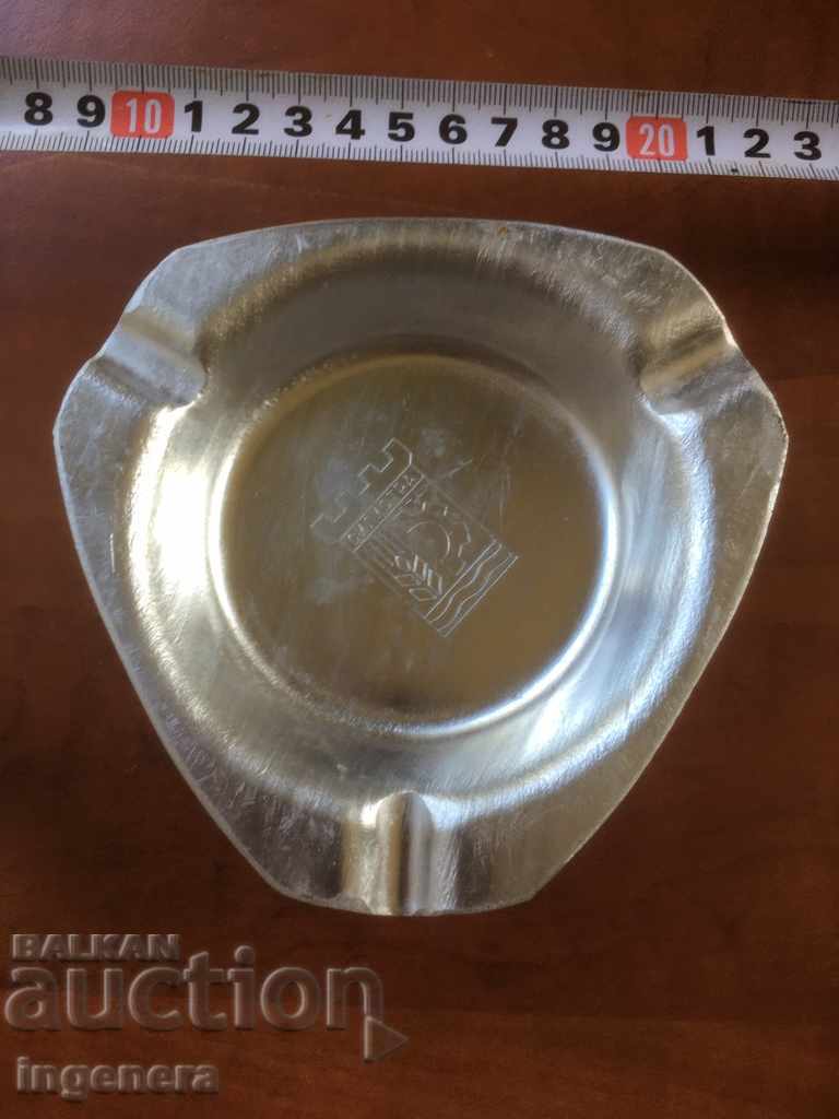 Auction Ashtray Advertising Silistra Metal from the USSR NEW Auction Ashtray Advertising Silistra Metal from the USSR NEW