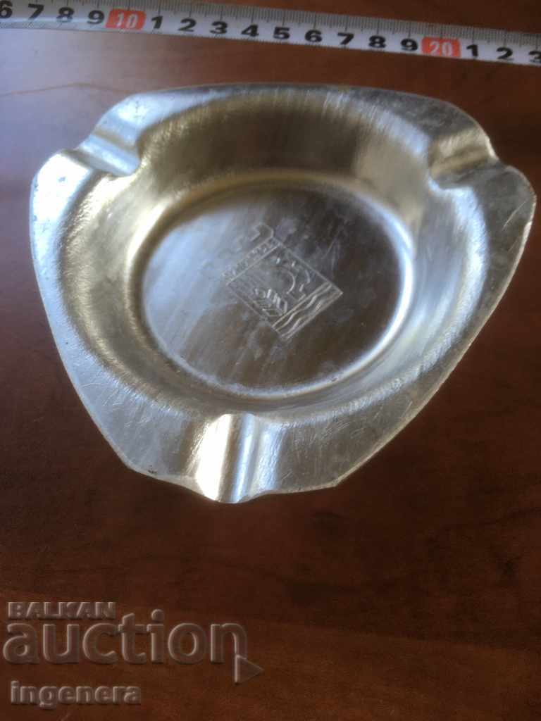 Ashtray Advertising Silistra Metal from the USSR NEW Ashtray Advertising Silistra Metal from the USSR NEW
