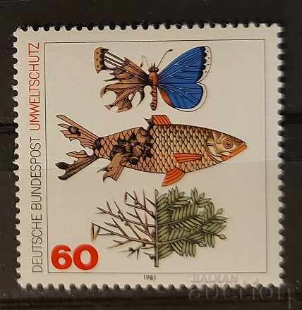 Германия 1981 Флора/Фауна/Риби/Пеперуди MNH