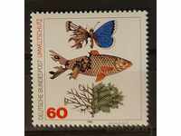 Γερμανία 1981 Χλωρίδα / Πανίδα / ishάρια / Πεταλούδες MNH