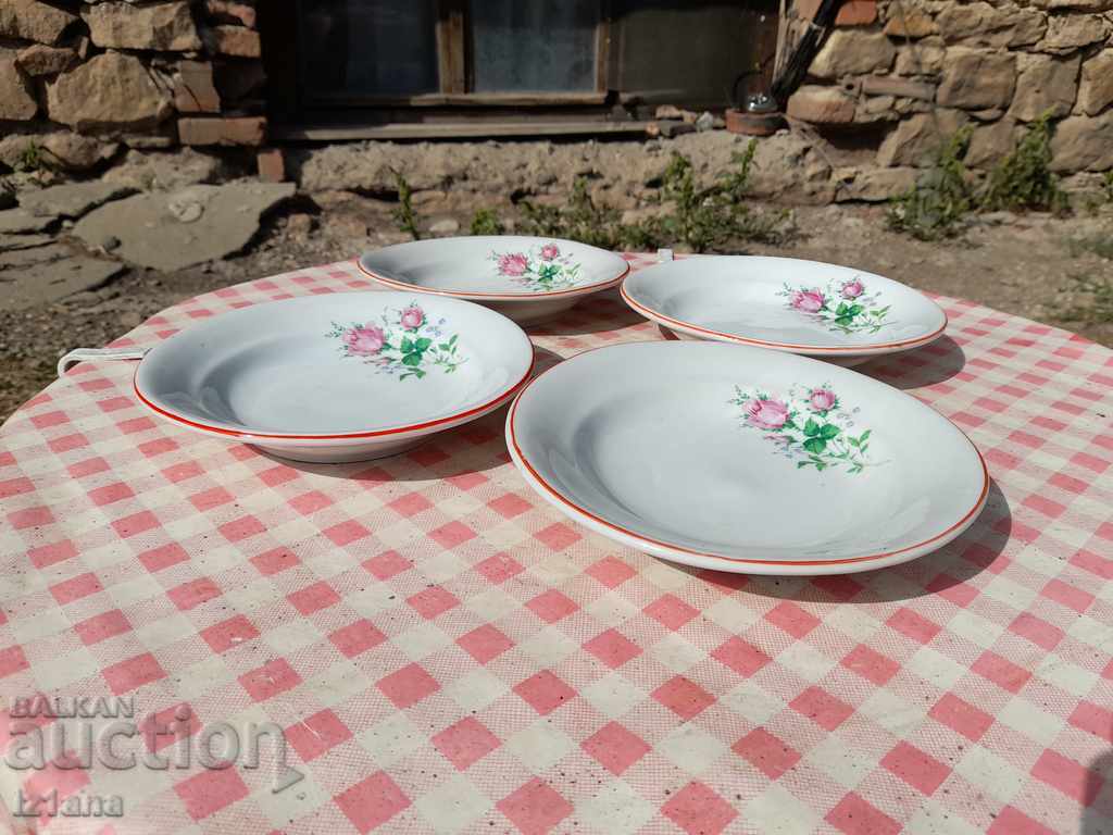Old porcelain dish, plates with price 30.00 BGN | € 15.34 Old porcelain dish, plates with price 30.00 BGN | € 15.34