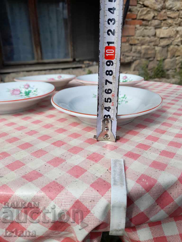 Old porcelain dish, plates - 6 Old porcelain dish, plates - 6