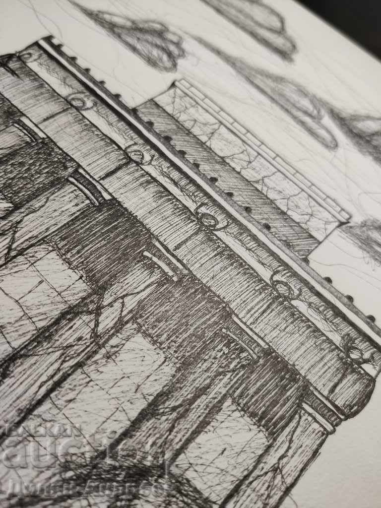 Graphics / Abandoned building with price 25.00 BGN | € 12.78