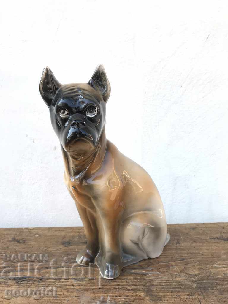 Porcelain figure of a French bulldog №0658