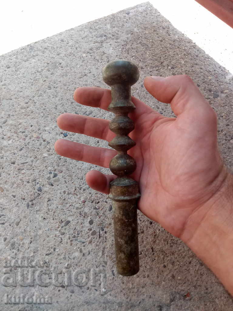 Auction  Very old bronze mortar and pestle