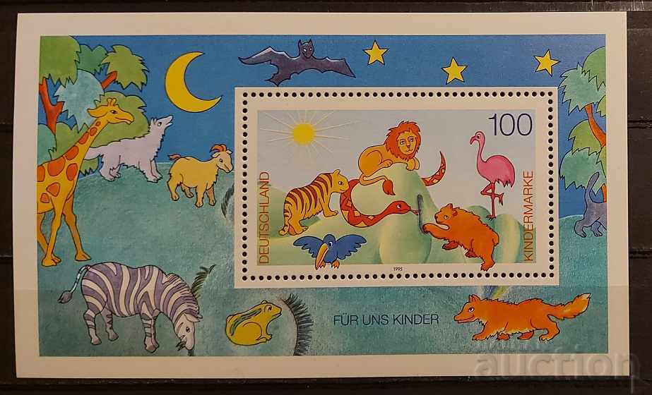 Германия 1995 Детски марки Блок MNH
