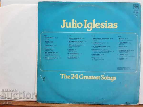 Julio Iglesias - The 24 Greatest Songs 1979 2 LP with price 25.00 BGN | € 12.78