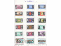 1969-70 Гуернсей. Редовно издание - Първите марки на острова