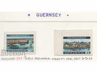 1969. Guernsey. Număr regulat - Primele mărci de pe insulă.