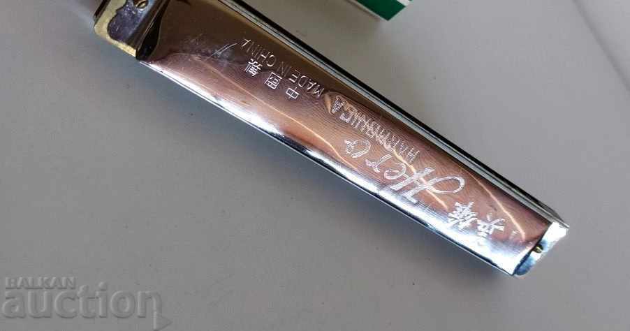 OLD EXCELLENT SOC HARMONICA BOX MUSICAL INSTRUMENT - 7 OLD EXCELLENT SOC HARMONICA BOX MUSICAL INSTRUMENT - 7